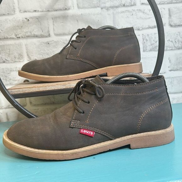 Levi's Men's Sonoma-Wax-NB-TB Brown Chukka Boots Shoes Size 9.5 - Picture 2 of 9